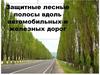 Защитные лесные полосы вдоль автомобильных и железных дорог