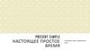 Present simple. Настоящее простое время. Составные части, подготовка к тесту