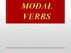 Modal Verbs