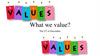 What we value?