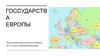 Государства Европы