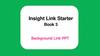 Insight Link Starter 3. Background Link PPT