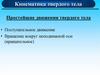Кинематика твердого тела/ Простейшие движения твердого тела