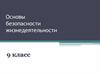 Основы безопасности жизнедеятельности. 9 класс