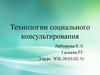 Технологии социального консультирования