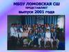 Выпуск 2001. 20 лет