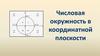 Числовая окружность в координатной плоскости