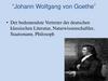 Johann Wolfgang von Goethe