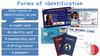 Forms of identification
