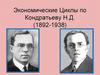 Экономические Циклы по Кондратьеву Н.Д. (1892-1938)
