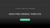 Hera Free Minimal Powerpoint Template