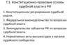Конституционно-правовые основы судебной власти в РФ