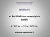 Architektura nowożytna barok. Wykład 6