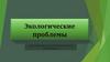 Экологические проблемы