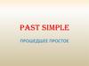 Past simple. Простое прошедшее время