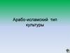 Арабо-исламский тип культуры
