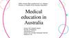 Medical education in Australia