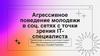 Агрессивное поведение молодежи в соц. сетях с точки зрения IT-специалиста