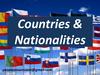 Countries & Nationalities