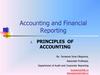 Accounting and Financial Reporting