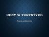 Ceny w turystyce