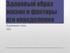 Здоровый образ жизни и факторы его определения