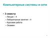 Компьютерные системы и сети