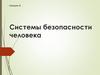 Системы безопасности человека. Лекция 4