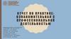 Отчет по практике: ознакомительная с профессиональной деятельностью. Учебная практика