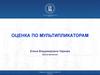 Оценка по мультипликаторам. Виды мультипликаторов