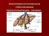 Анестезиологическое обеспечение ортотопической трансплантации печени