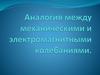 Аналогия между механическими и электромагнитными колебаниями