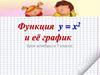 Функция y = x2 и её график