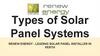 Types of Solar Panel Systems