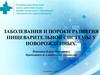 Заболевания и пороки развития пищеварительной системы у новорождённых