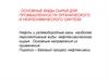 Основные виды сырья для промышленности органического и нефтехимического синтеза