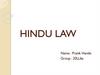 Hindu Law