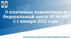 О ключевых изменениях в Федеральный закон № 44-ФЗ с 1 января 2022 года