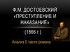Ф.М. Достоевский «Преступление и наказание»