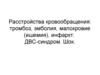 Расстройства кровообращения: тромбоз, эмболия, малокровие (ишемия), инфаркт