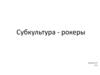 Субкультура - рокеры