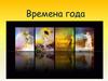 Времена года