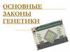 Основные законы генетики