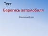 Берегись автомобиля. Окружающий мир
