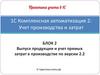 1С Комплексная автоматизация 2: Учет производства и затрат
