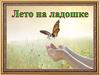 Лето на ладошке