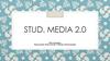STUD. MEDIA 2.0. Инстаграм