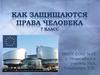 Как защищаются права человека