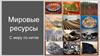 Мировые ресурсы