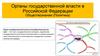 Органы государственной власти в Российской Федерации